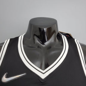 Camisa NBA Brooklyn Nets #7 Durant - 75° Aniversário Black