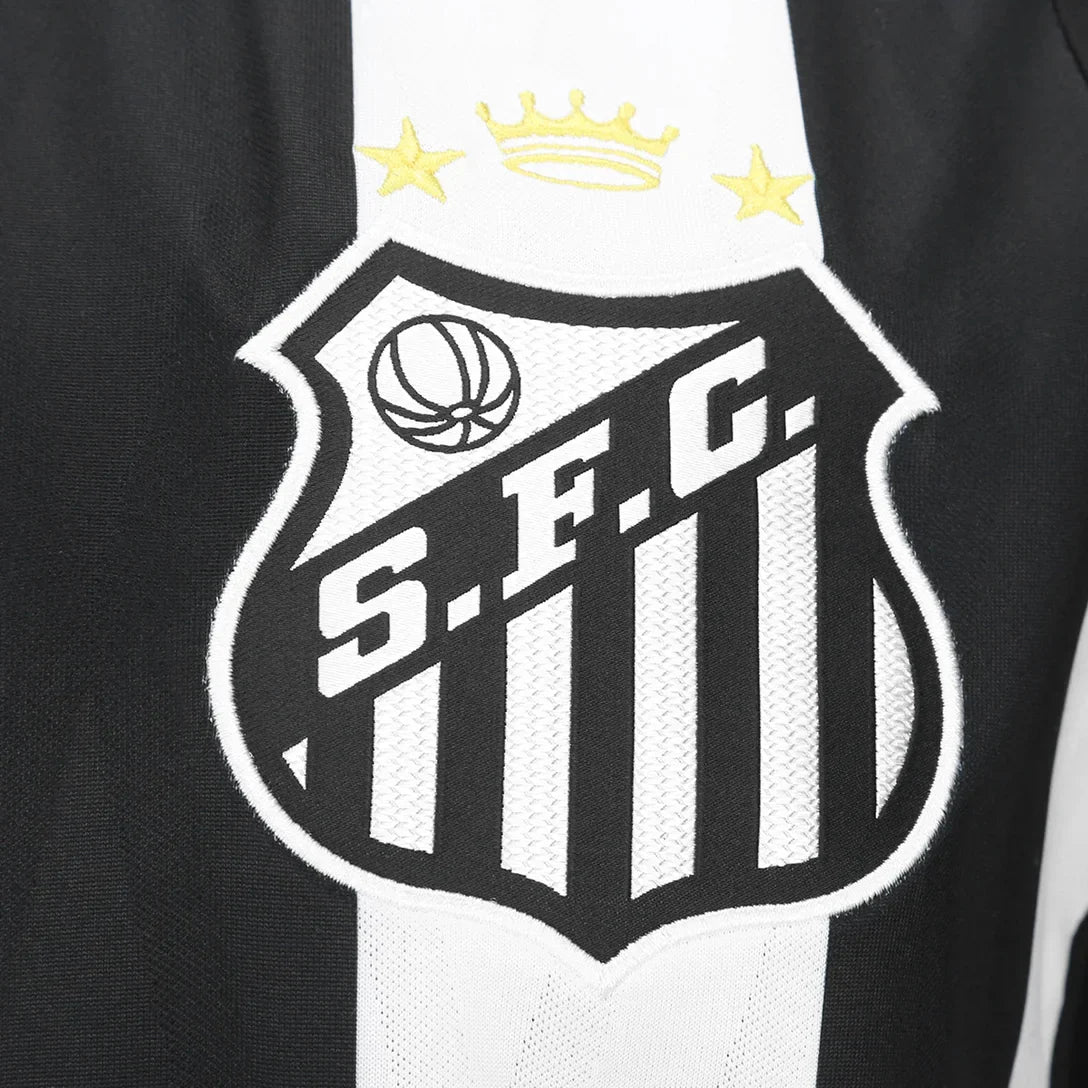 Camisa Santos II 26/27 s/n Torcedor Umbro Masculina - Branco+Preto